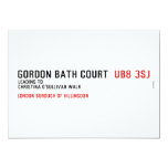 Gordon Bath Court   Invitations