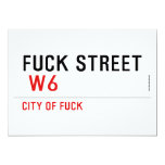 FUCK street   Invitations