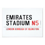 emirates stadium  Invitations