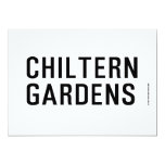 Chiltern Gardens  Invitations