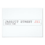 Jassjit Street  Invitations