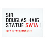 sir douglas haig statue  Invitations