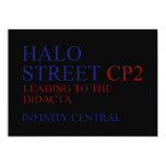 Halo Street  Invitations