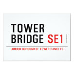 TOWER BRIDGE  Invitations