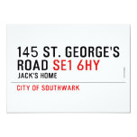 145 St. George's Road  Invitations