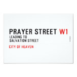Prayer street  Invitations