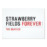 Strawberry Fields  Invitations