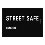 Street Safe  Invitations