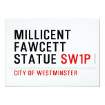 millicent fawcett statue  Invitations