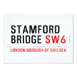 Stamford bridge  Invitations