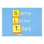 Game
 Letter
 Tiles  Invitations