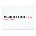 Medhurst street  Invitations