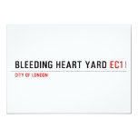 Bleeding heart yard  Invitations