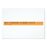 sexy awesome clickers avenue    Invitations