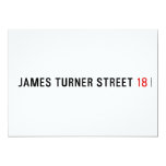 James Turner Street  Invitations