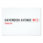Cavendish avenue  Invitations