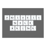Periodic
 Table
 Writer  Invitations