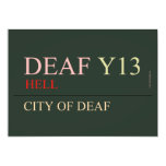 deaf  Invitations