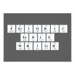 Periodic
 Table
 Writer  Invitations