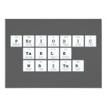 Periodic
 Table
 Writer  Invitations
