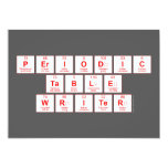 Periodic
 Table
 Writer  Invitations