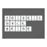 Periodic
 Table
 Writer  Invitations