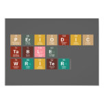 Periodic
 Table
 Writer  Invitations