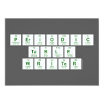 Periodic
 Table
 Writer  Invitations