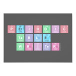 Periodic
 Table
 Writer  Invitations