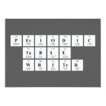 Periodic
 Table
 Writer  Invitations