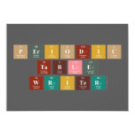 Periodic
 Table
 Writer  Invitations