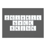 Periodic
 Table
 Writer  Invitations