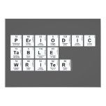 Periodic
 Table
 Writer  Invitations
