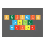 Periodic
 Table
 Writer  Invitations
