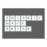 Periodic
 Table
 Writer  Invitations