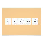 SPERMNES  Invitations