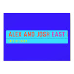 Alex and Josh  Invitations