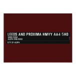 Leeds and Proxima HMVY  Invitations