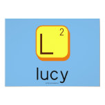 
 L
 lucy  Invitations