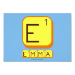 E
 EMMA  Invitations
