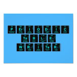 Periodic
 Table
 Writer  Invitations