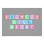 Periodic
 Table
 Writer  Invitations