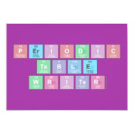 Periodic
 Table
 Writer  Invitations