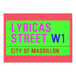 lyricas Street  Invitations