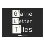 Game
 Letter
 Tiles  Invitations