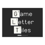 Game
 Letter
 Tiles  Invitations