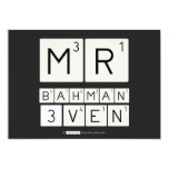 MR
 BAHMAN
 3VEN  Invitations