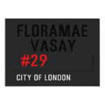 FLORAMAE    VASAY   Invitations