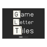 Game
 Letter
 Tiles  Invitations