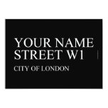 Your Name Street  Invitations